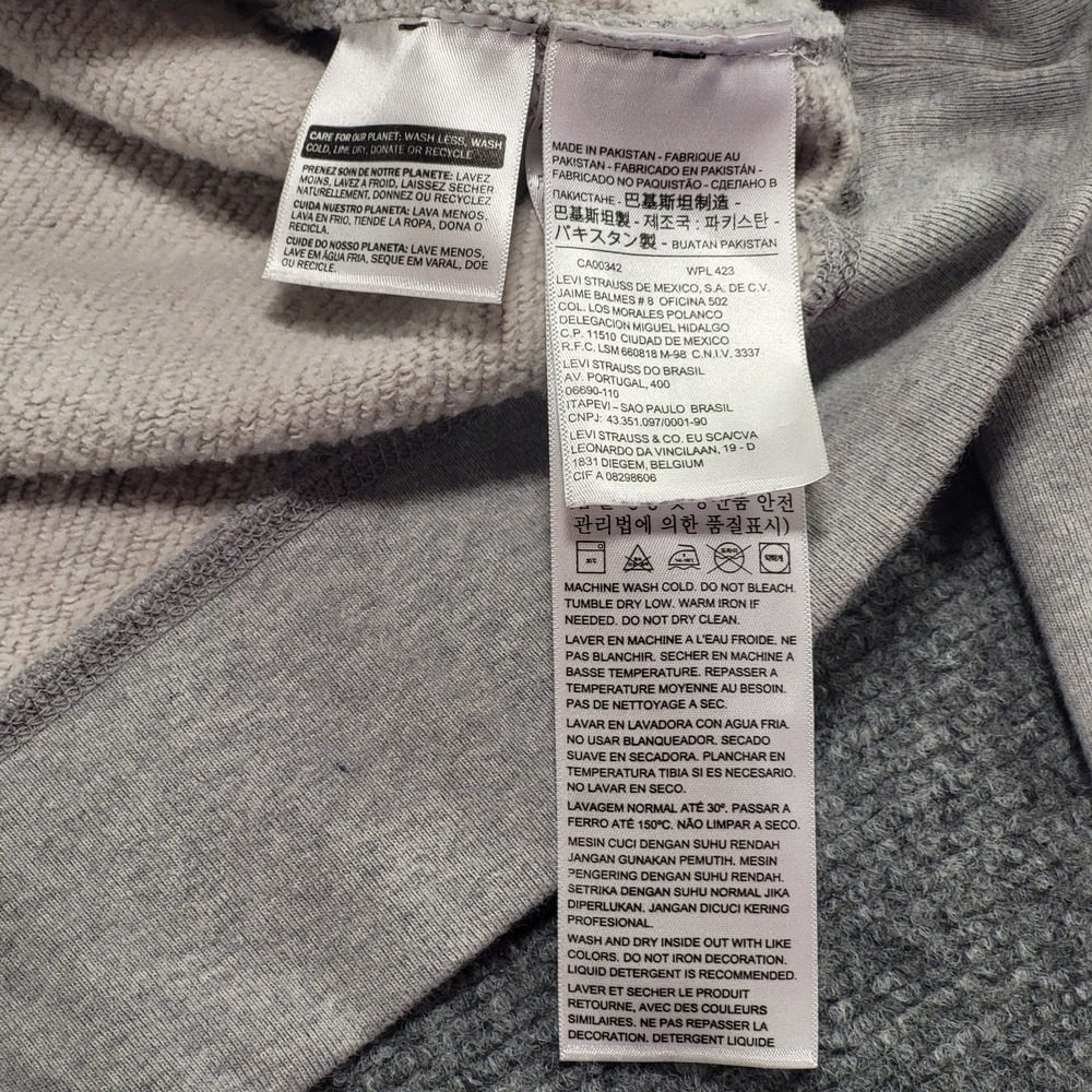 Vintage Y2K Levi's Men's Chicago Cubs MLB Gray Pullover Hoodie Size Small - Picture 5 of 14